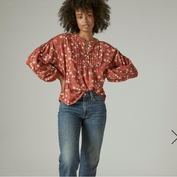 LUCKY BRAND BLOUSE. Size- XL - Picture 3 of 14